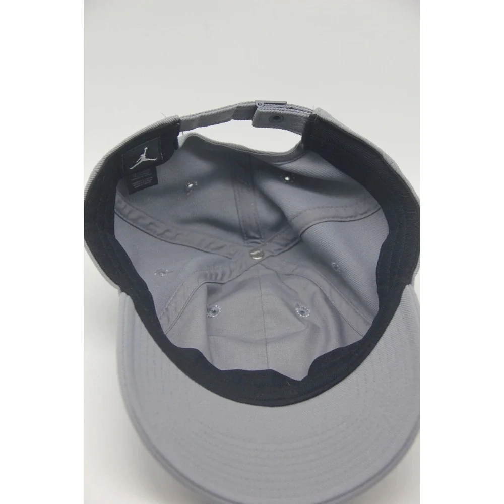 Jordan Brand Charlotte Hornets Adjustable Hat Gray Embroidered Logo Vintage 90's